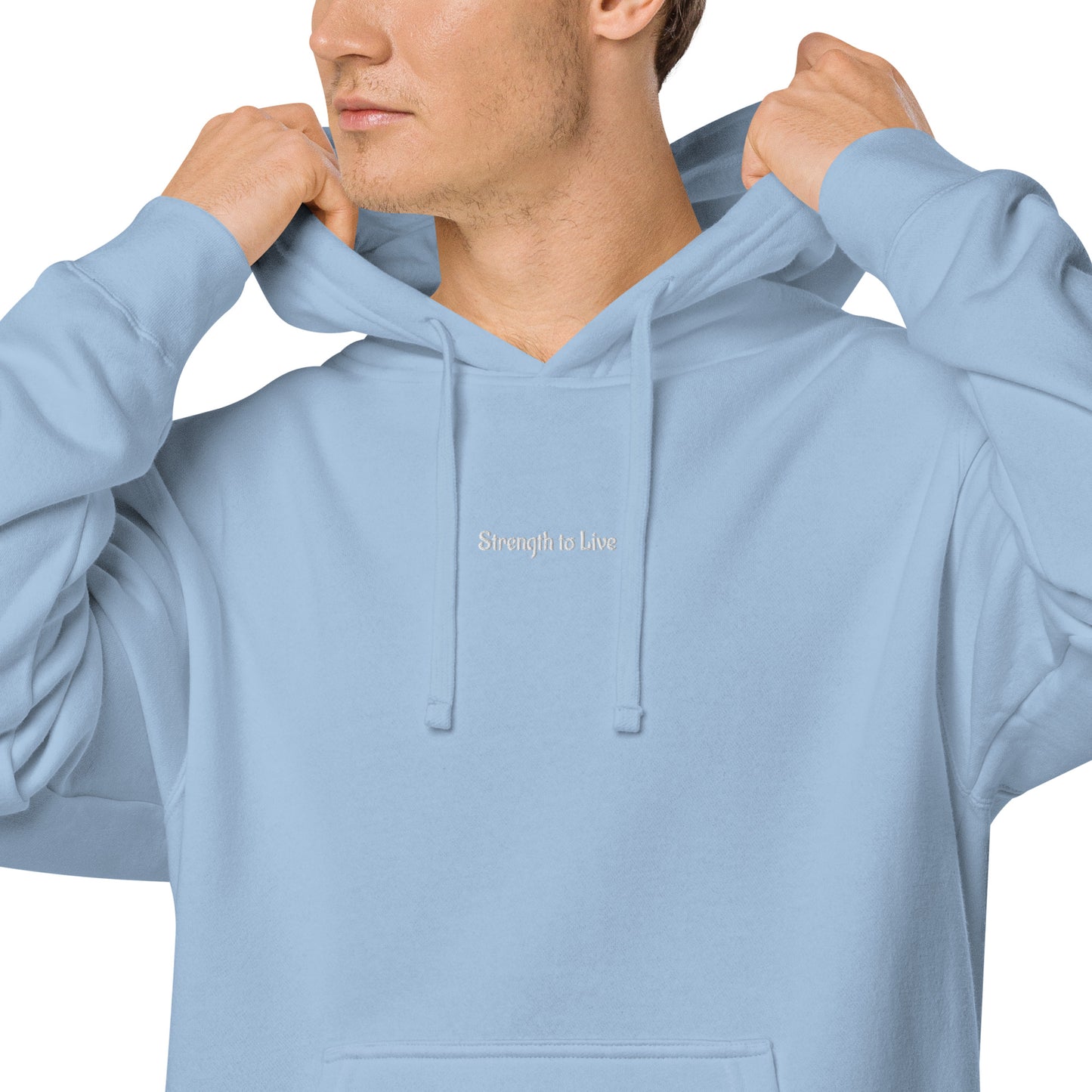 Unisex pigment-dyed hoodie